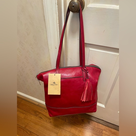 Patricia Nash Handbags - 🆕Patricia Nash Vibrant ♥️Red Rochelle Leather Tote